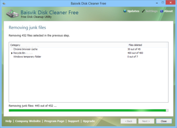 Baisvik Disk Cleaner Free screenshot 4