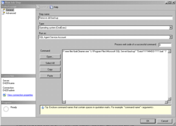 bakCleaner screenshot