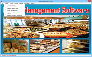 Baker Management System screenshot 2