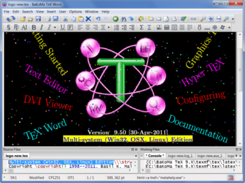 BaKoMa TeX screenshot