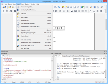 BaKoMa TeX screenshot 7