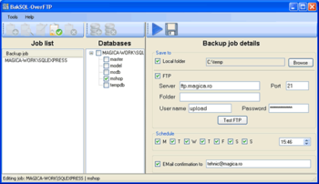 BakSQL_OverFTP screenshot