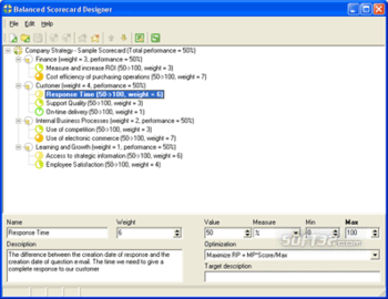 Balanced Scorecard Designer screenshot 2