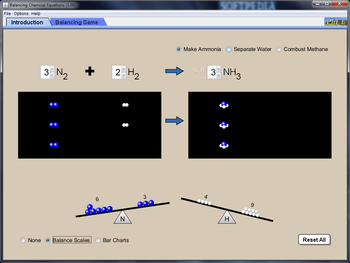 Balancing Chemical Equations screenshot