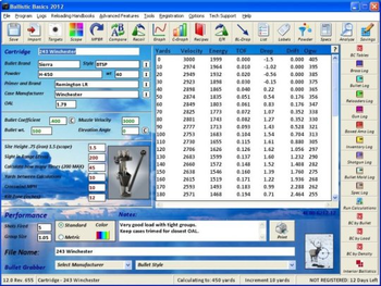 Ballistic Basics 2012 screenshot