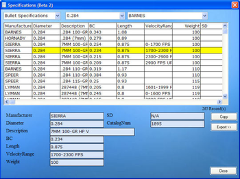 Ballistic Basics 2012 screenshot 4