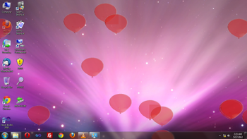 Balloons at the Desktop screenshot