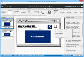 Balsamiq Mockups screenshot