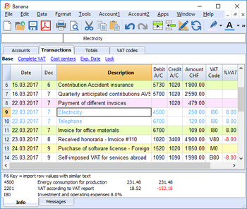 Banana Accounting screenshot 5