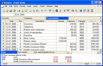 Banana Cashbook screenshot 3