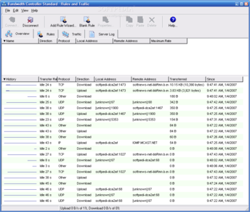 Bandwidth Controller Standard screenshot