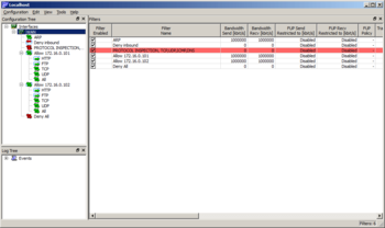 Bandwidth Management and Firewall screenshot 4