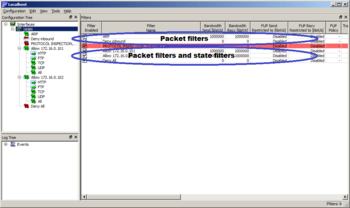 Bandwidth Management and Firewall screenshot 5