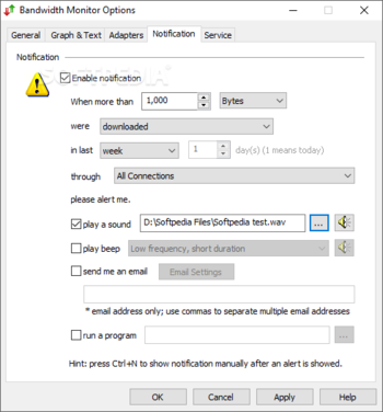 Bandwidth Monitor screenshot 7