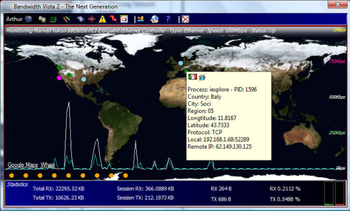 Bandwidth Vista screenshot