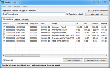 Bank2CSV Pro screenshot