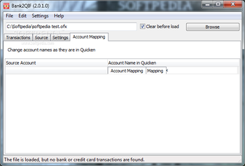 Bank2QIF screenshot 4