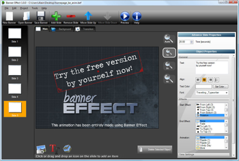 Banner Effect screenshot