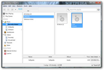 Banshee Media Player screenshot