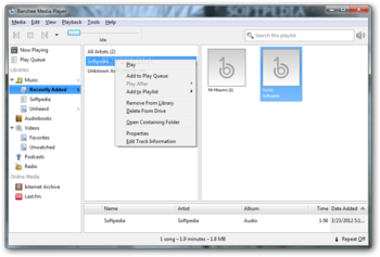 Banshee Media Player screenshot 2