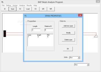 BAP - Beam Analysis Program screenshot 3