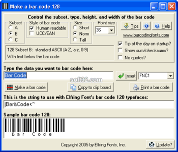 Bar Code 128 screenshot 3