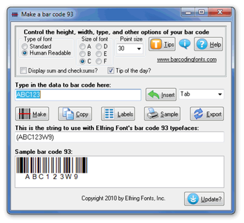 Bar Code 93 screenshot 2