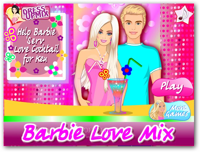 barbie love games