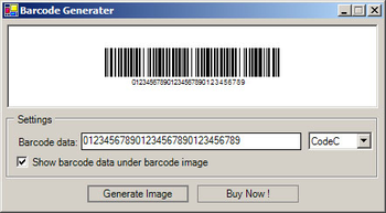 Barcode 128 Module screenshot