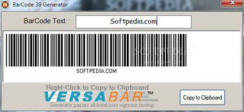 Barcode 39 Generator screenshot