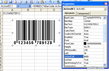 Barcode ActiveX Control screenshot 2
