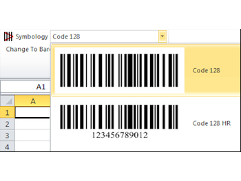 Barcode Add in for Word and Excel screenshot