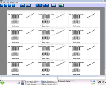 Barcode Alpha for Linux screenshot
