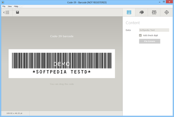 Barcode screenshot 2