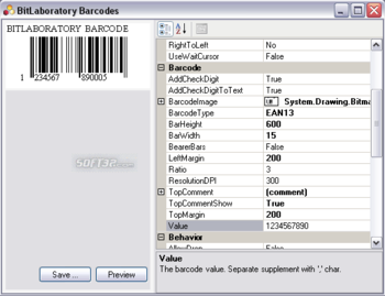 Barcode Components screenshot 3