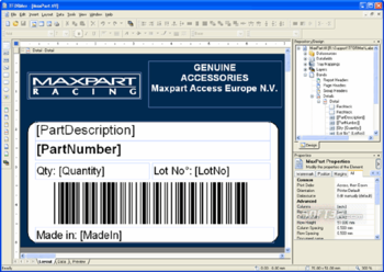 Barcode Label Printing Software TFORMer screenshot 3