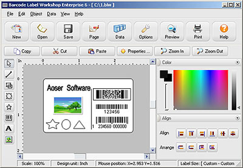 Barcode Label Workshop Enterprise Editio screenshot 2