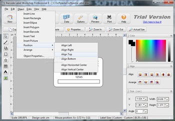 Barcode Label Workshop Professional screenshot 3
