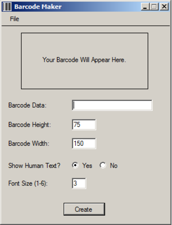 Barcode Maker screenshot