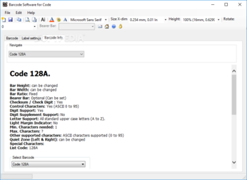 Barcode Software for Code screenshot 3