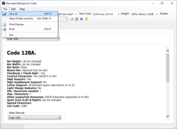 Barcode Software for Code screenshot 4