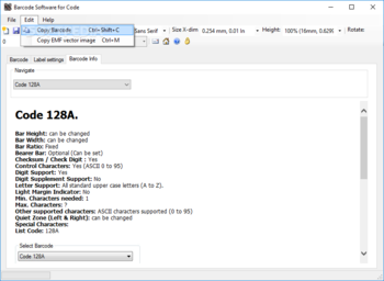 Barcode Software for Code screenshot 5