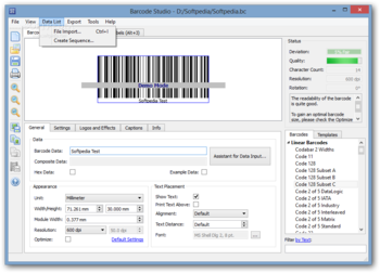 Barcode Studio screenshot 5