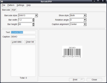Barcode to PDF screenshot 3