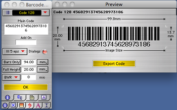 Barcode X screenshot
