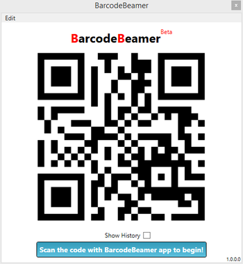 BarcodeBeamer for Windows screenshot 3