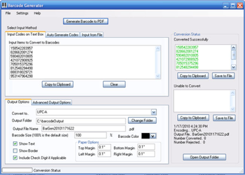 BarcodeGenerator screenshot