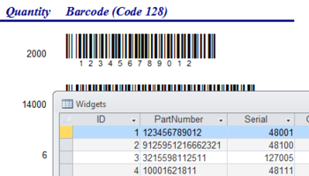 BarCodeWiz Code 128 Barcode Fonts screenshot 5