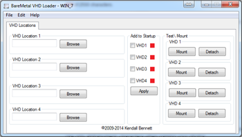 Bare Metal VHD Loader screenshot 2