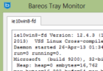 Bareos  screenshot